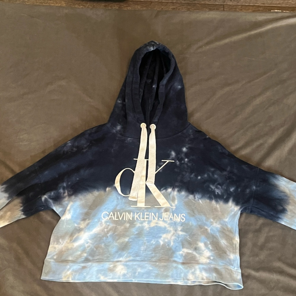 Calvin Klein size medium cropped hoodie